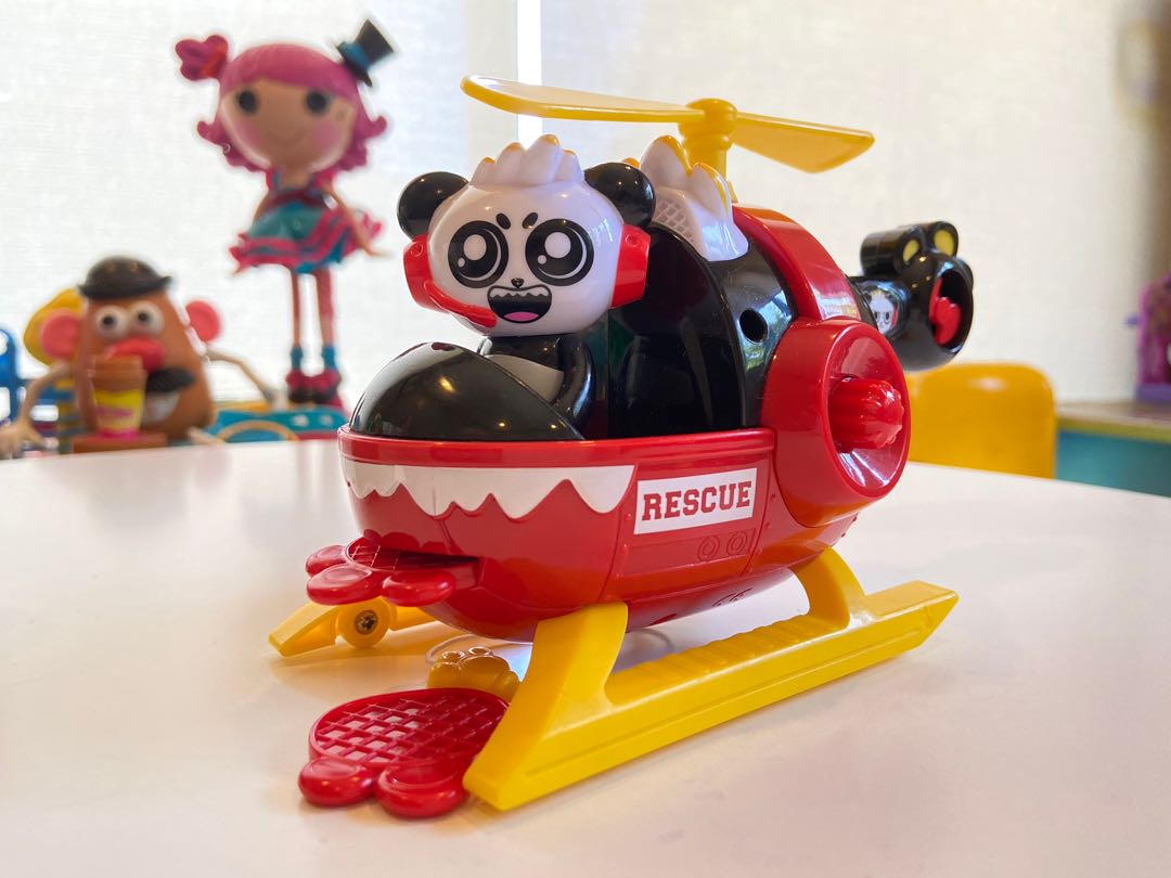 Ryan s World Combo Panda rescue helicopter Hobbies Toys Toys Games on Carousell
