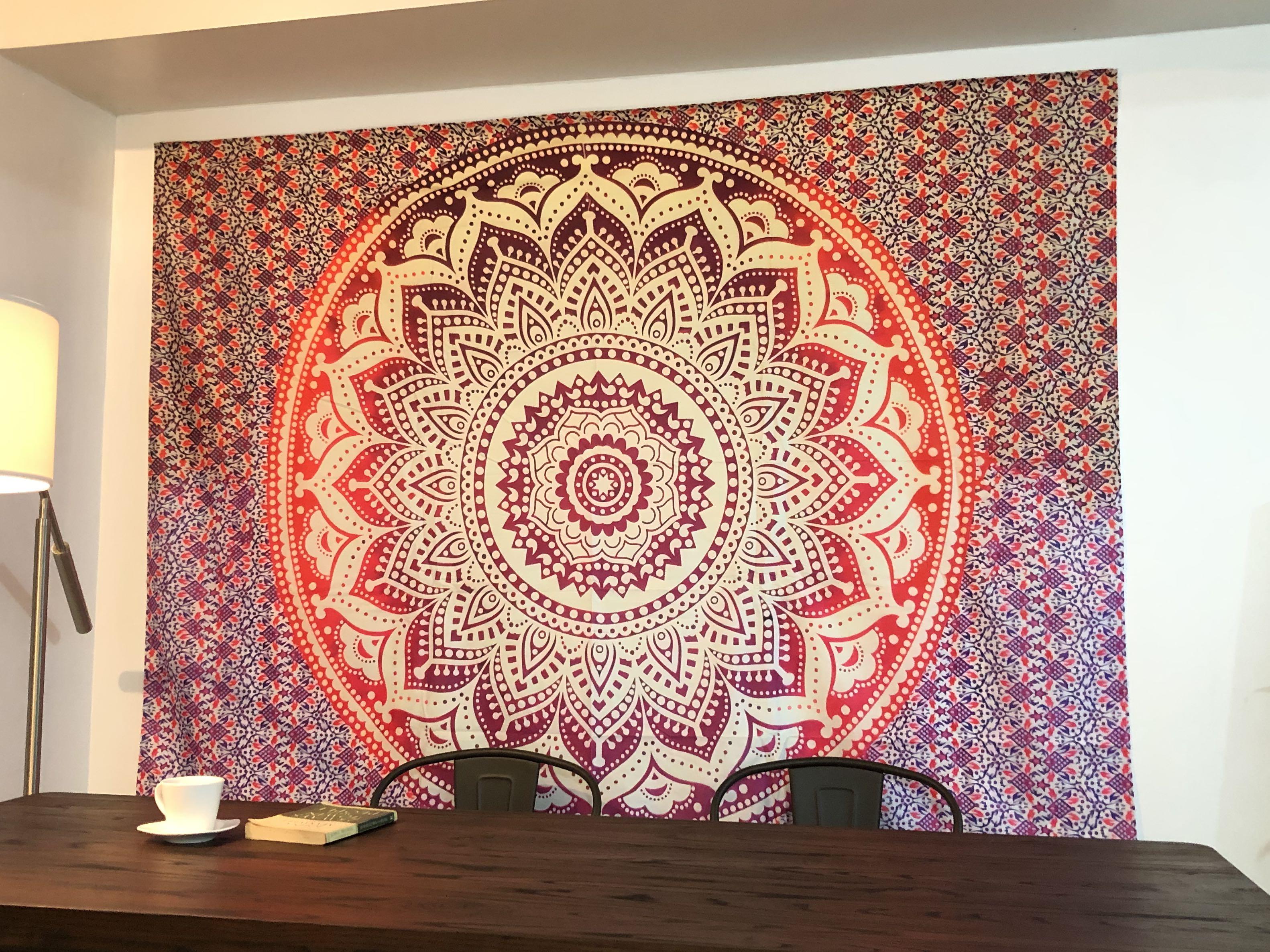 Sale! Pink Mandala Tapestry (Category: Cleaning Tools & Supplies) located in Quezon City. Submitted by brightwall (Listing ID 1023100337, Image 1). Description: Hello World! Delivery within the day in Metro Manila Php650 + Shipping Fee Mandala Wall Carpet Pink Mandala Tapestry Thick fabric Material: Soft Polyester Size: 150cm x 200cm (Queen Size) Code: P07 ✅Sold Out ✅Available in August ✅Reservation is accepted (50% Downpayment) ✅First pay first 