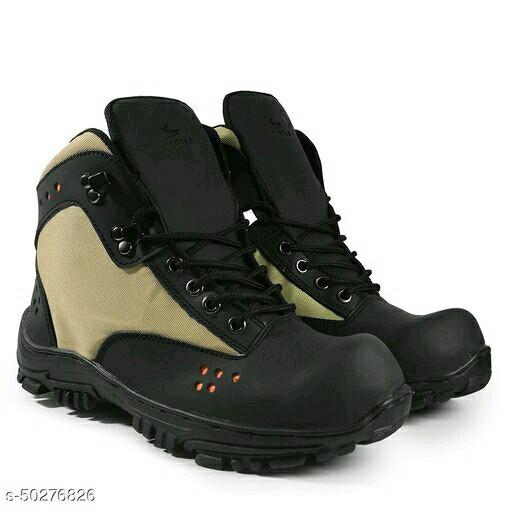 Sepatu Naik Gunung Safety Boots Pria Crocodile Tanker Ujung Besi Fesyen Pria Sepatu Sepatu Boot Di Carousell