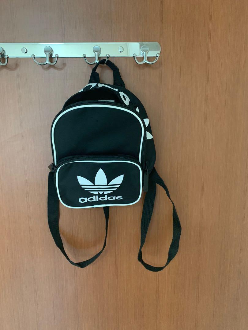 black adidas backpack