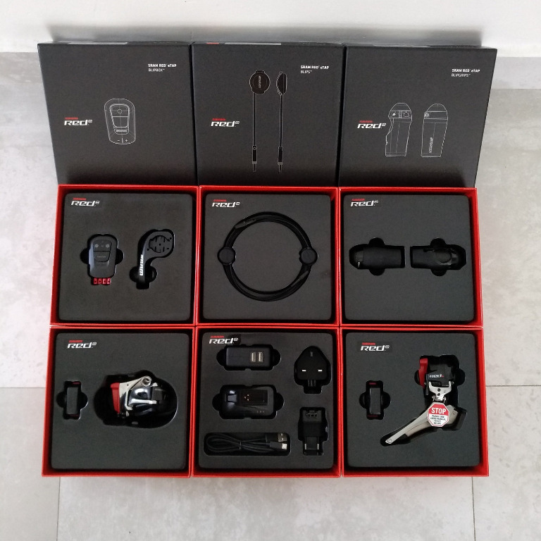 SRAM Red eTap 2x11-Speed Aero Upgrade - Complete Box Set [New], Sports Equipment, Bicycles & Parts, on Carousell