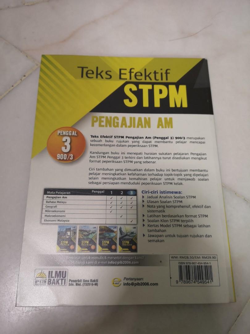 Stpm Pangajian Am Sem 3 Textbooks On Carousell