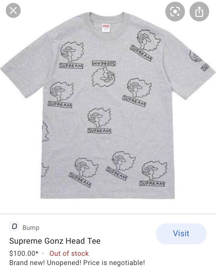 supreme gonz tee black