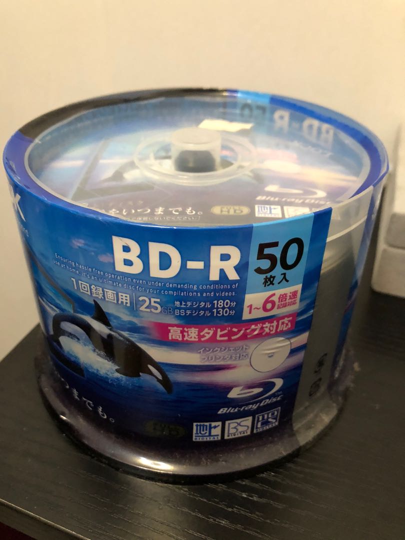 TDK BD-R 光碟25GB 50隻全新未開封, 興趣及遊戲, 音樂、樂器& 配件