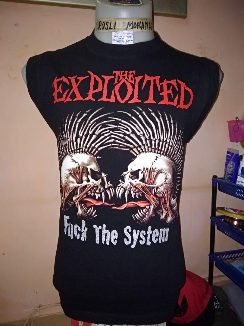 エクスプロイテッドThe Exploited Fuck the System ヴィンテージtシャツ