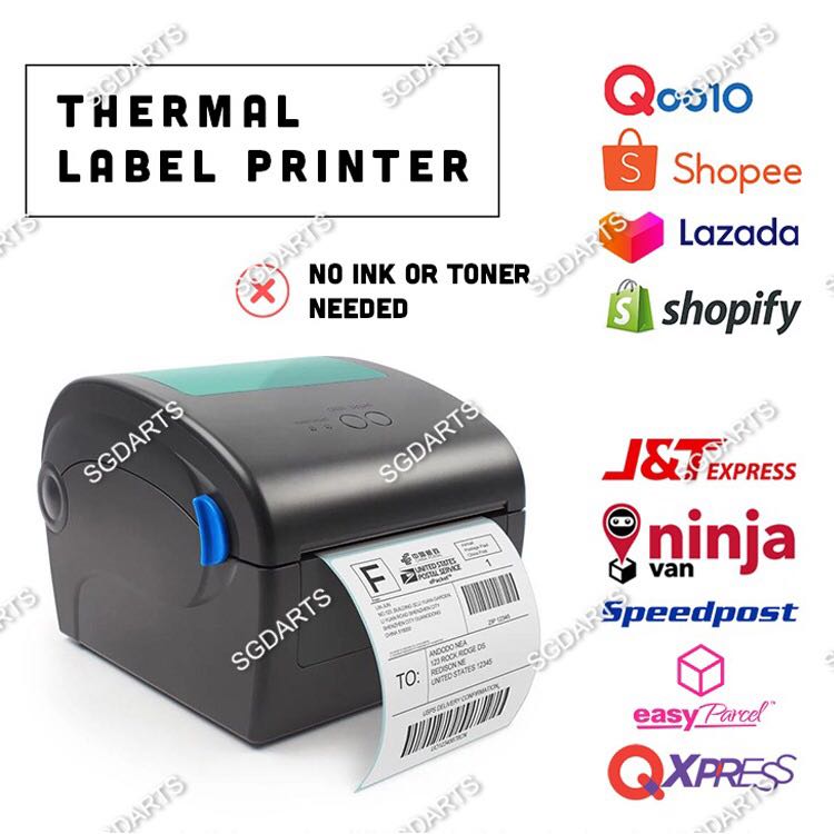 parcel no printer required