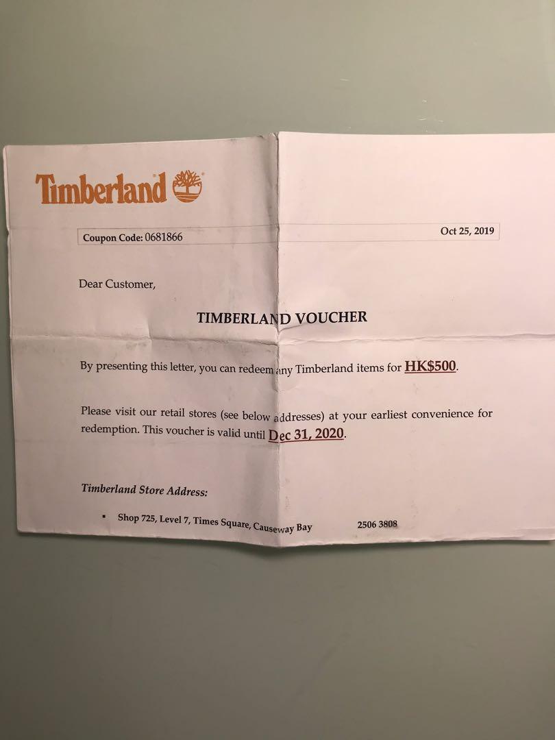 Timberland voucher code outlet 2019