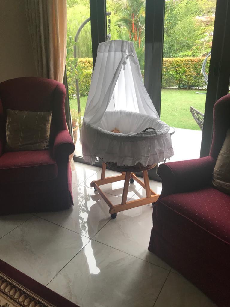 traditional wooden cot