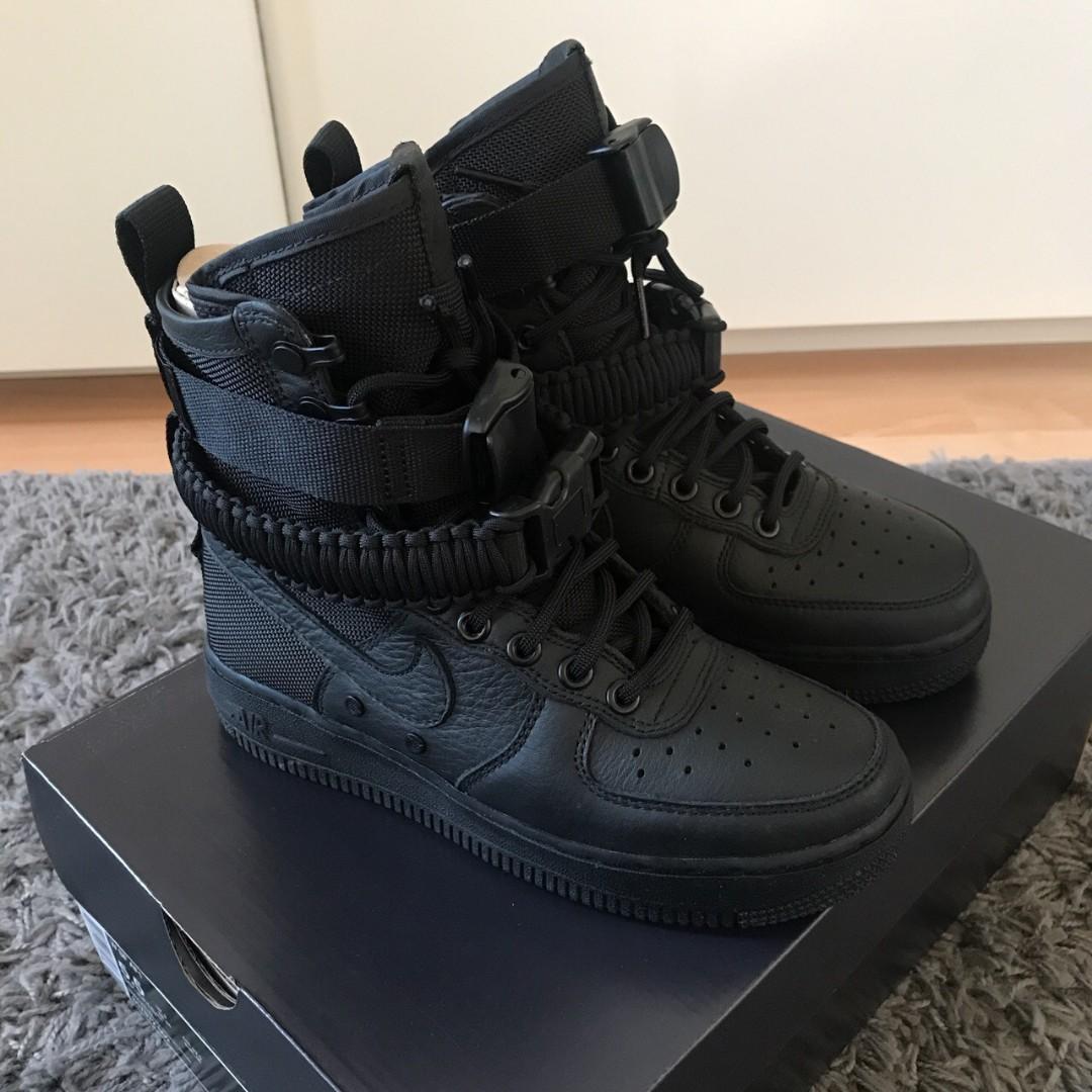 nike air force 1 high boot triple black
