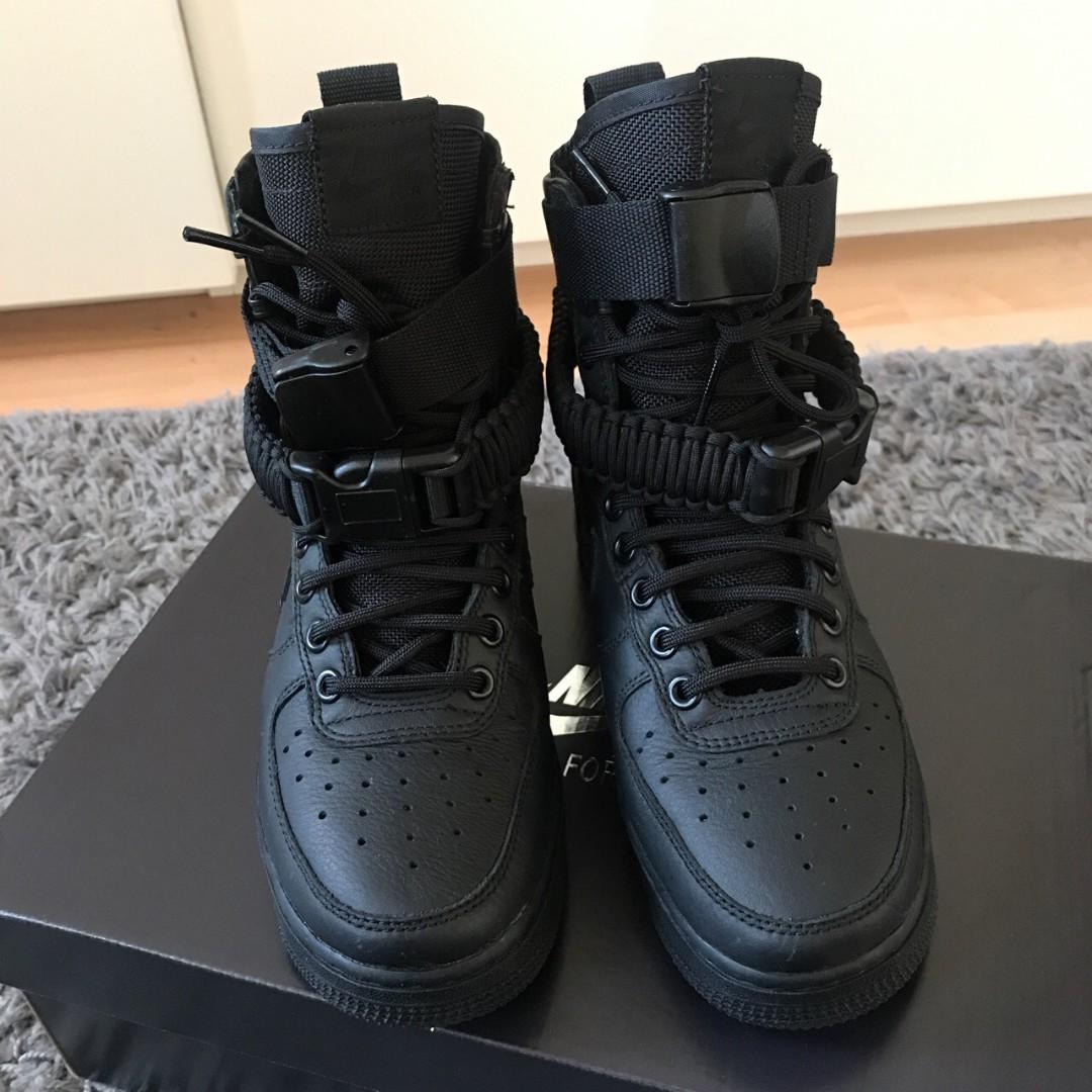 nike air force 1 high boot triple black