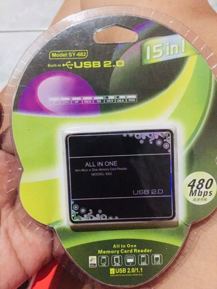 USB card reader all in one (Category: E-Readers) located in Santa Rosa. Submitted by amnebre (Listing ID 1023027827, Image 1). Description: Everytime u buy you help me fund for my daughters medicine for her heart condition❤️😊. #wow100.