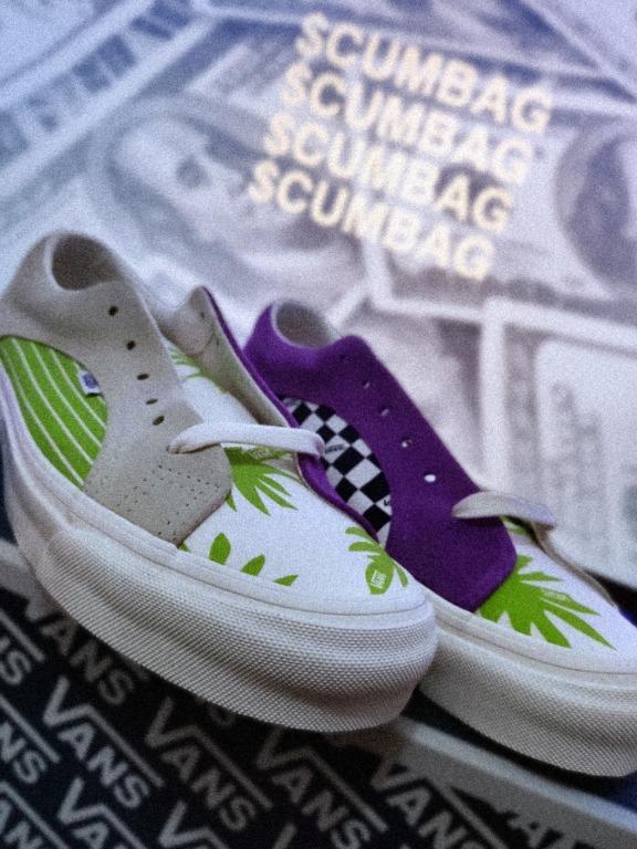 Green and purple vans shop