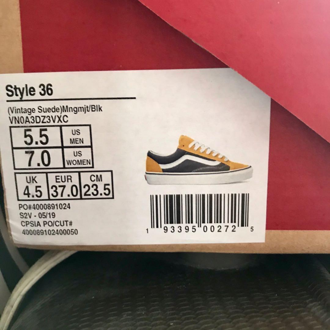 style 36 vintage suede mango mojito