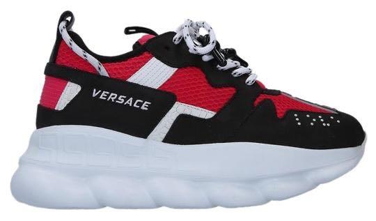 Versace shoes red cheap