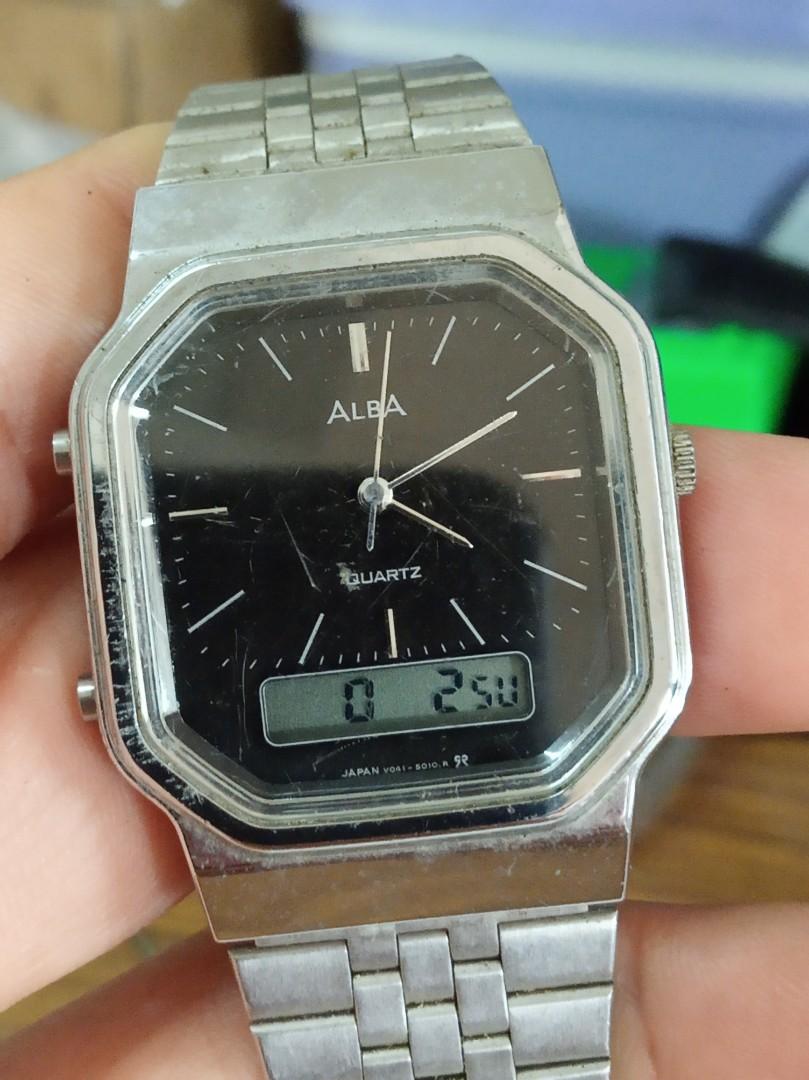 Alba analog digital watch on sale