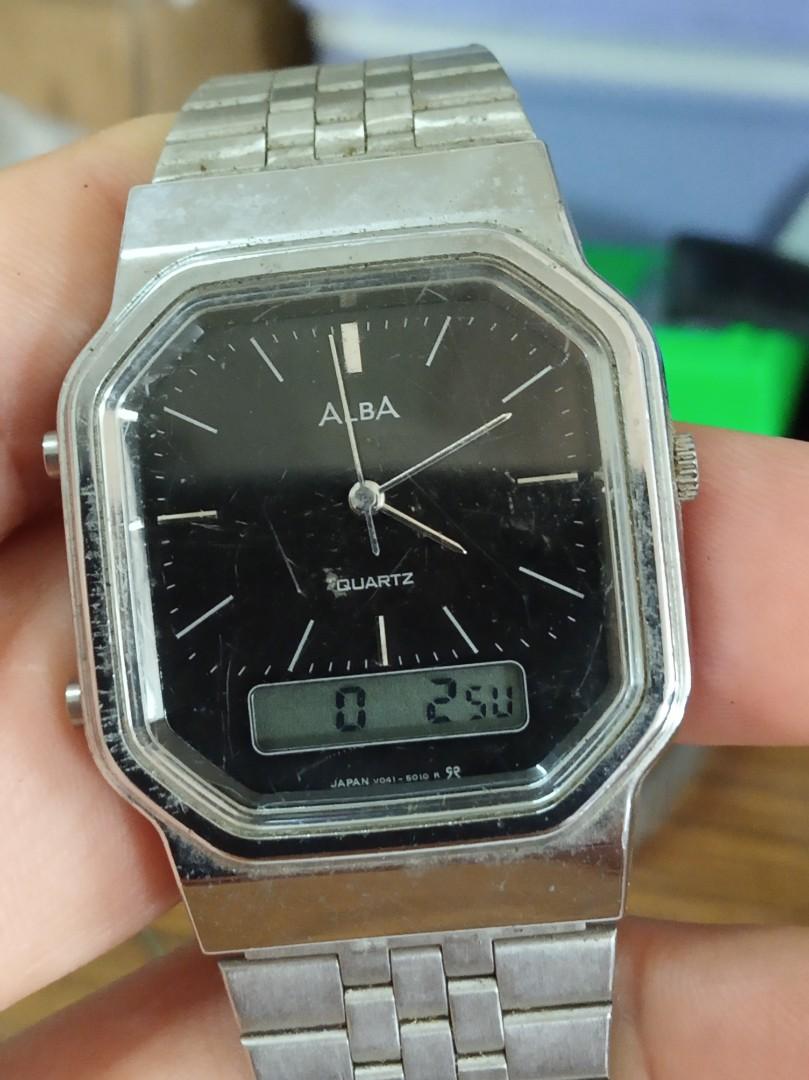 Alba analog shop digital watch