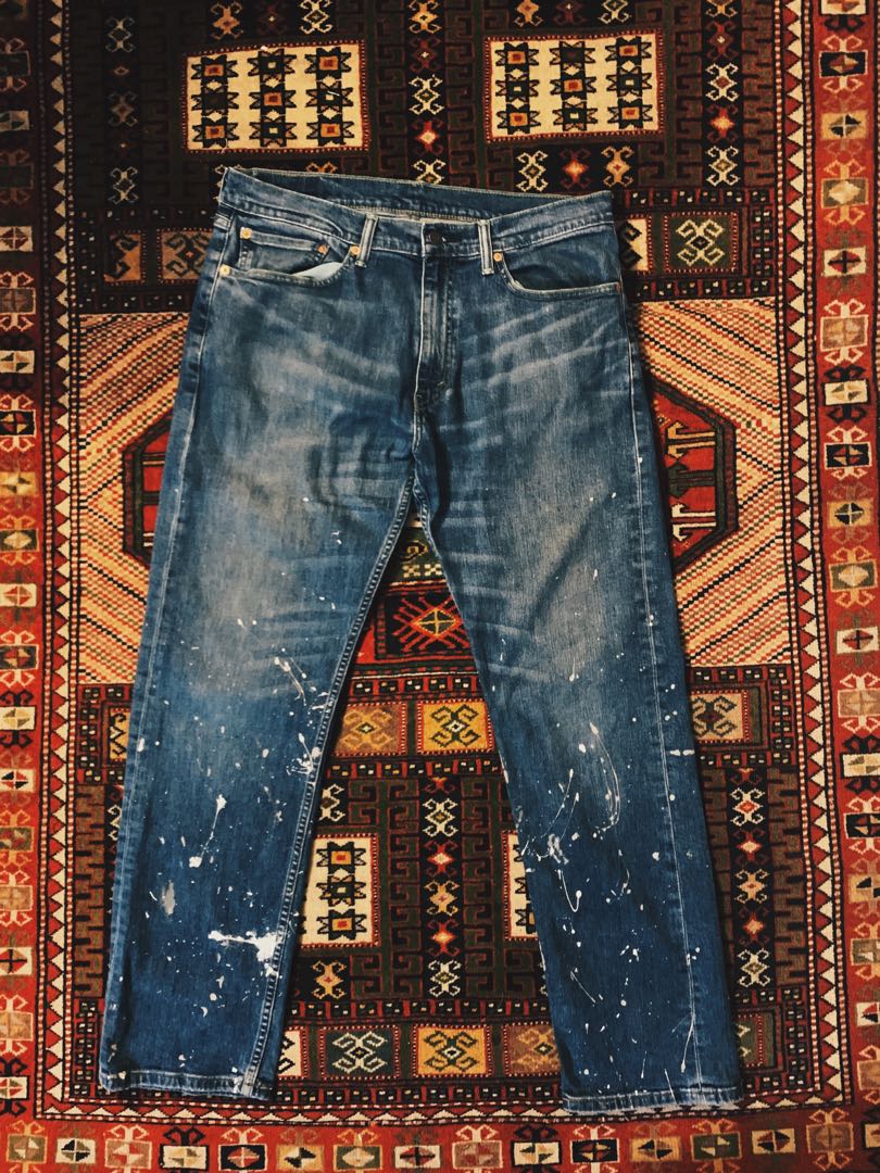 Vintage Levis Paint Splatter Jeans, Men's Fashion, Bottoms, Jeans on  Carousell