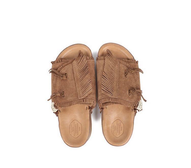 Visvim Christo Shaman Folk (SS20, Brown), 男裝, 鞋, 西裝鞋- Carousell