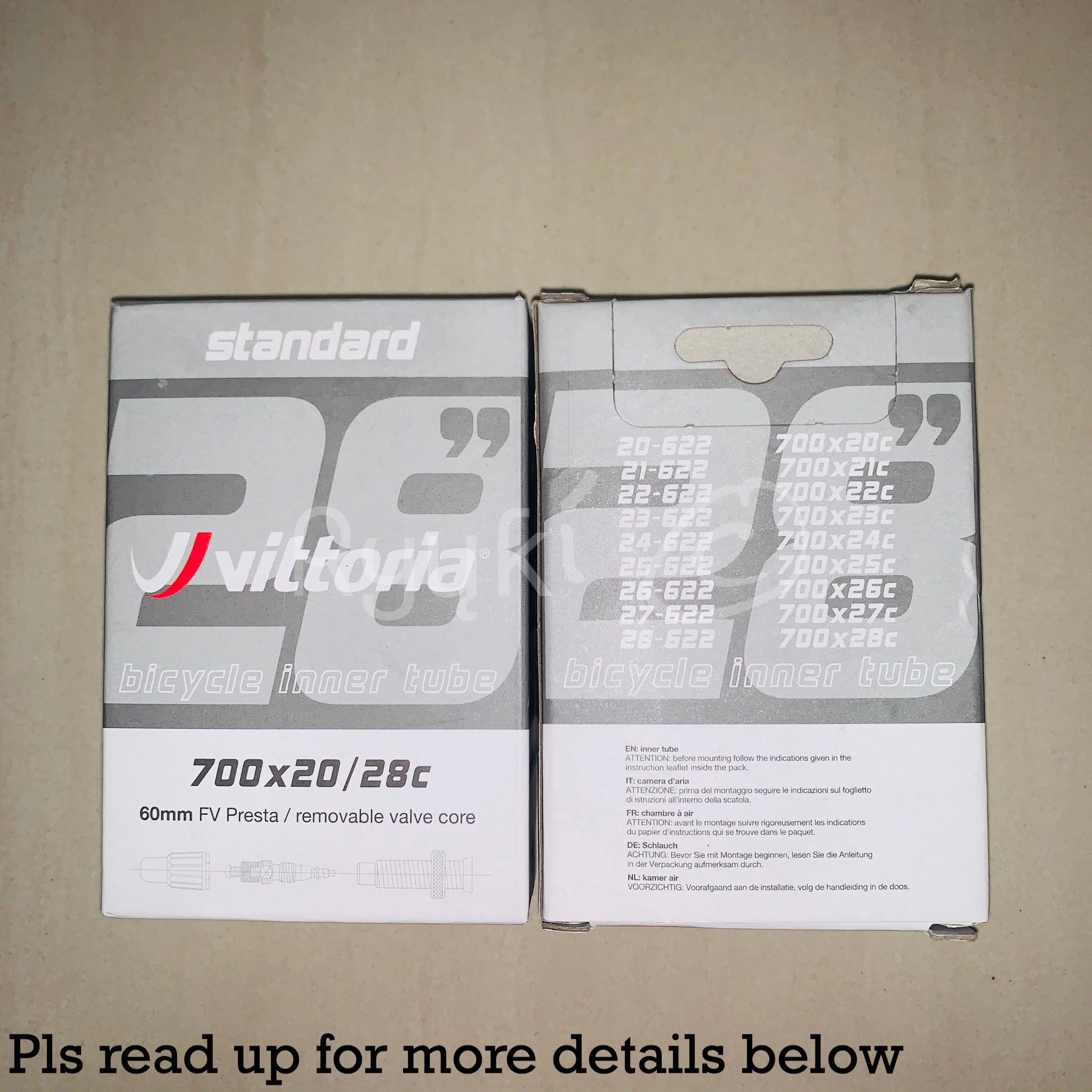 700 x 20 28c inner tube