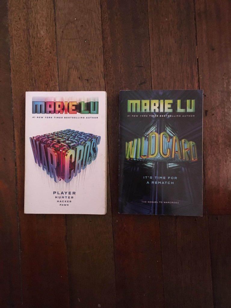 Set Warcross And Wildcard By Marie Lu Paperback Young Adult Fantasy Book Books Books On Carousell