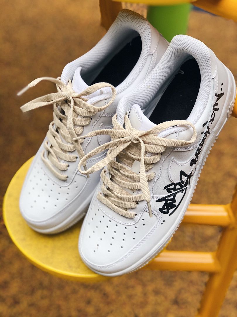 cream air force 1 laces