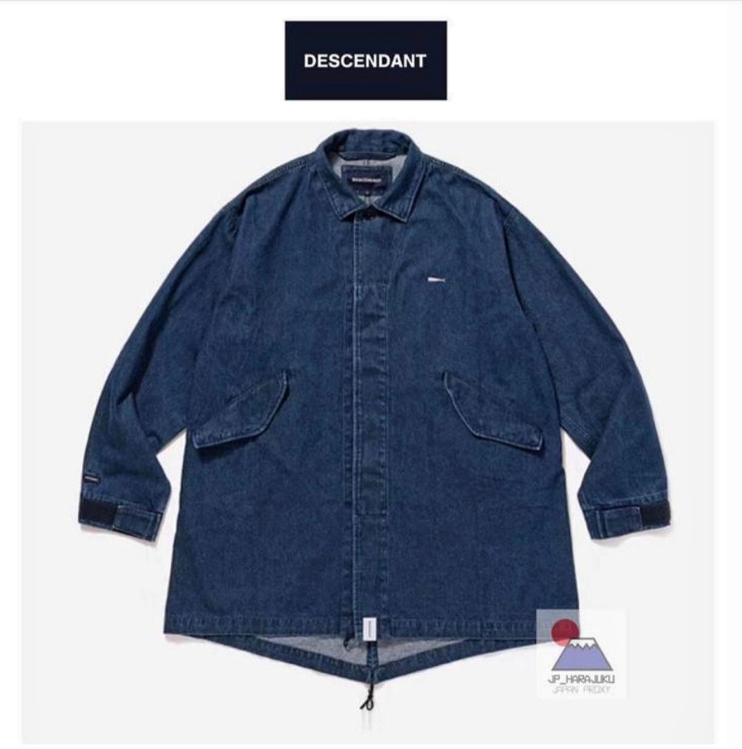 最新日本潮牌Descendant 20SS cricket denim jacket 洗水牛仔褸魚尾 