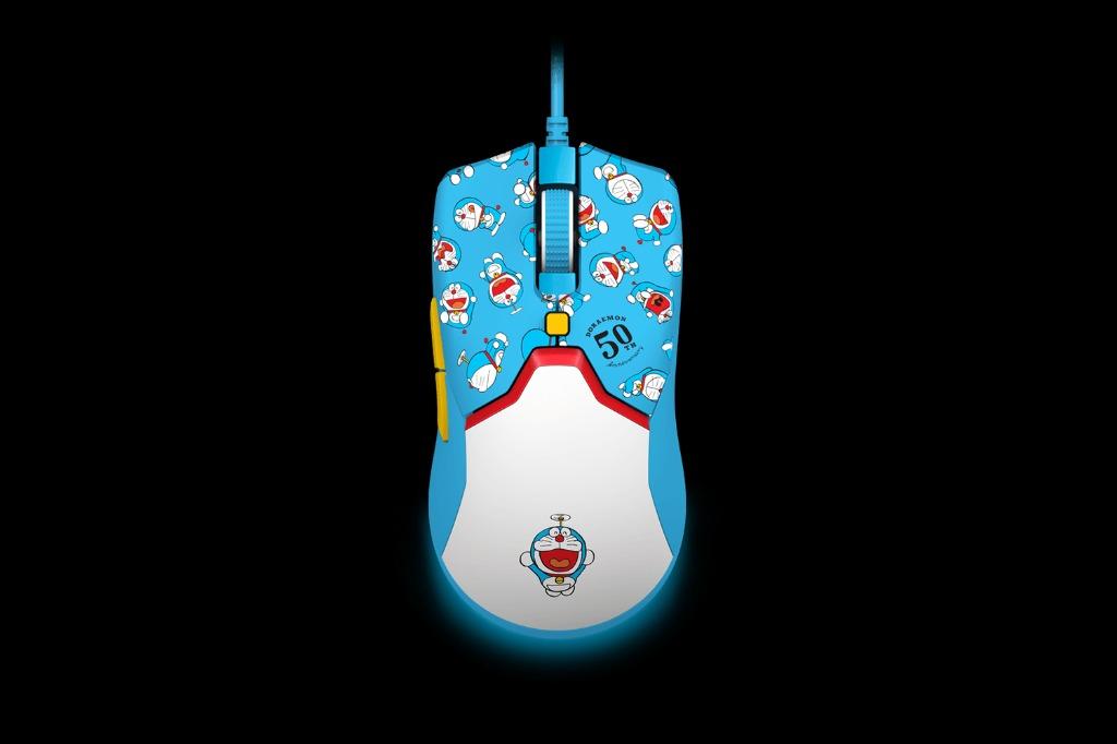 (限量) Razer x 多啦A夢 Doraemon 50 週年限定款 Viper Mini 滑鼠 + Goliathus 滑鼠墊套裝 經典款 ...