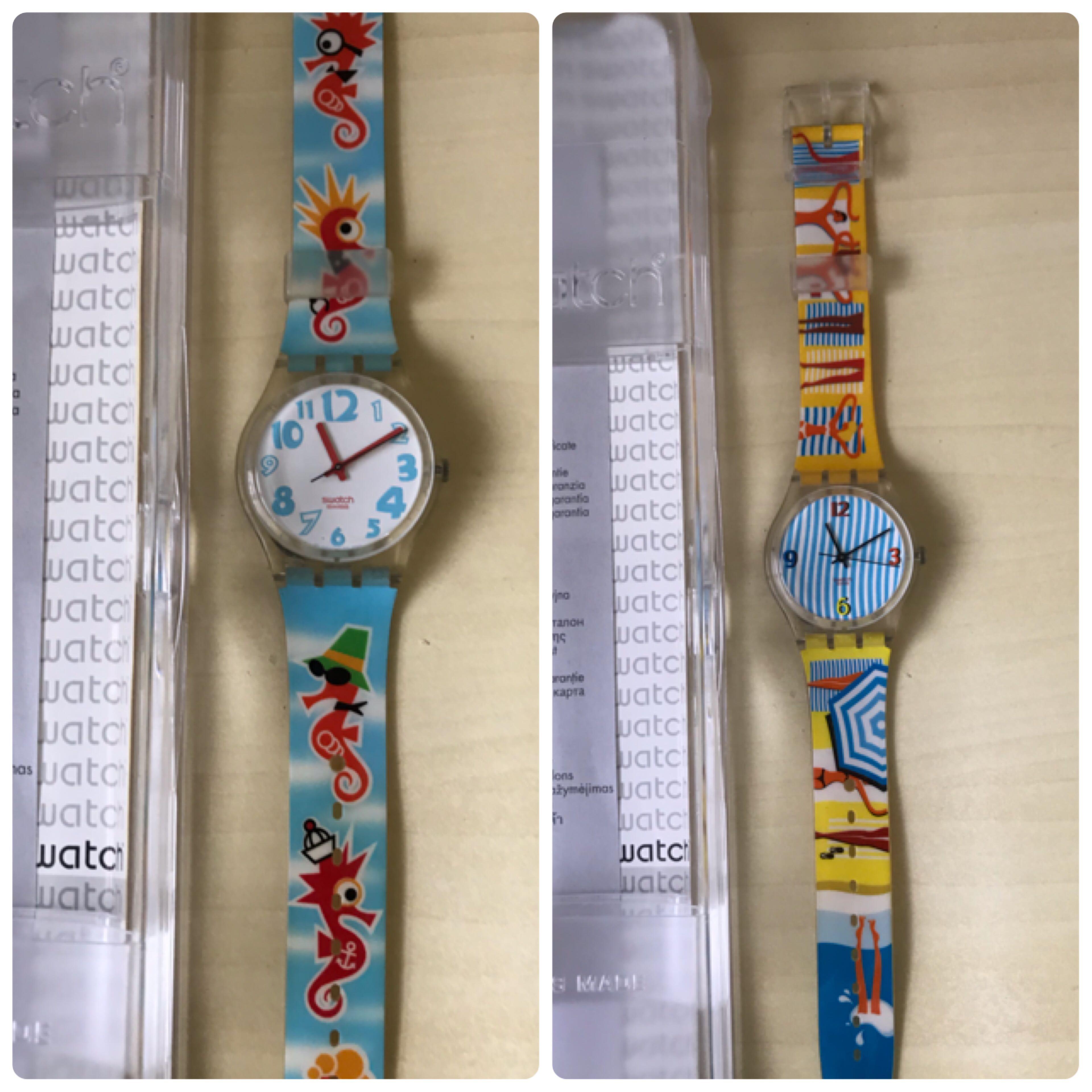 swatch swimming watch