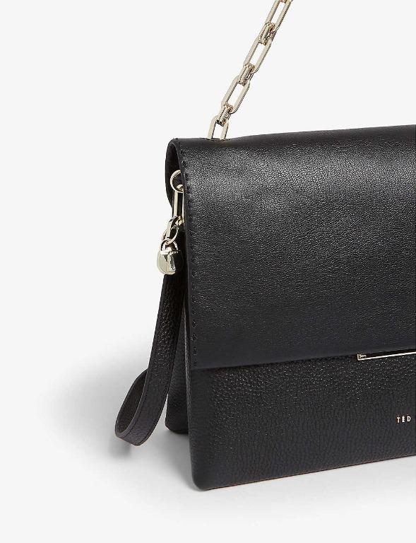 TED BAKER Diaana leather shoulder bag BLACK LT