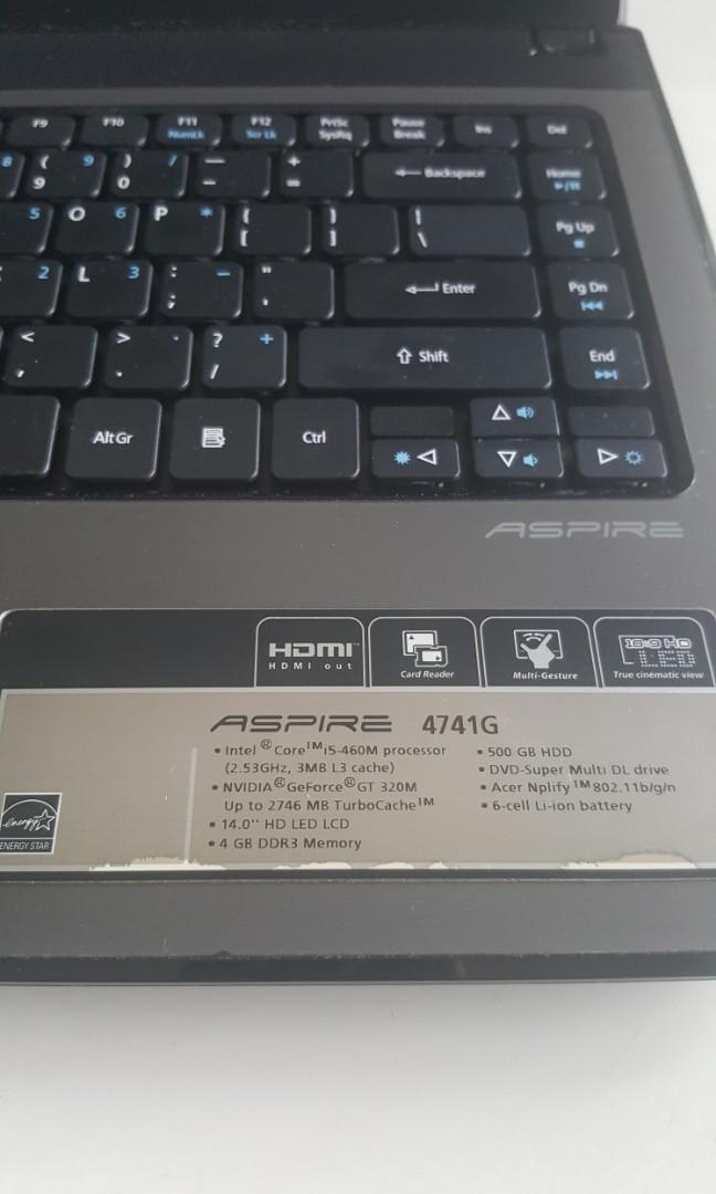 Acer 4741g Laptop Computers Tech Laptops Notebooks On Carousell