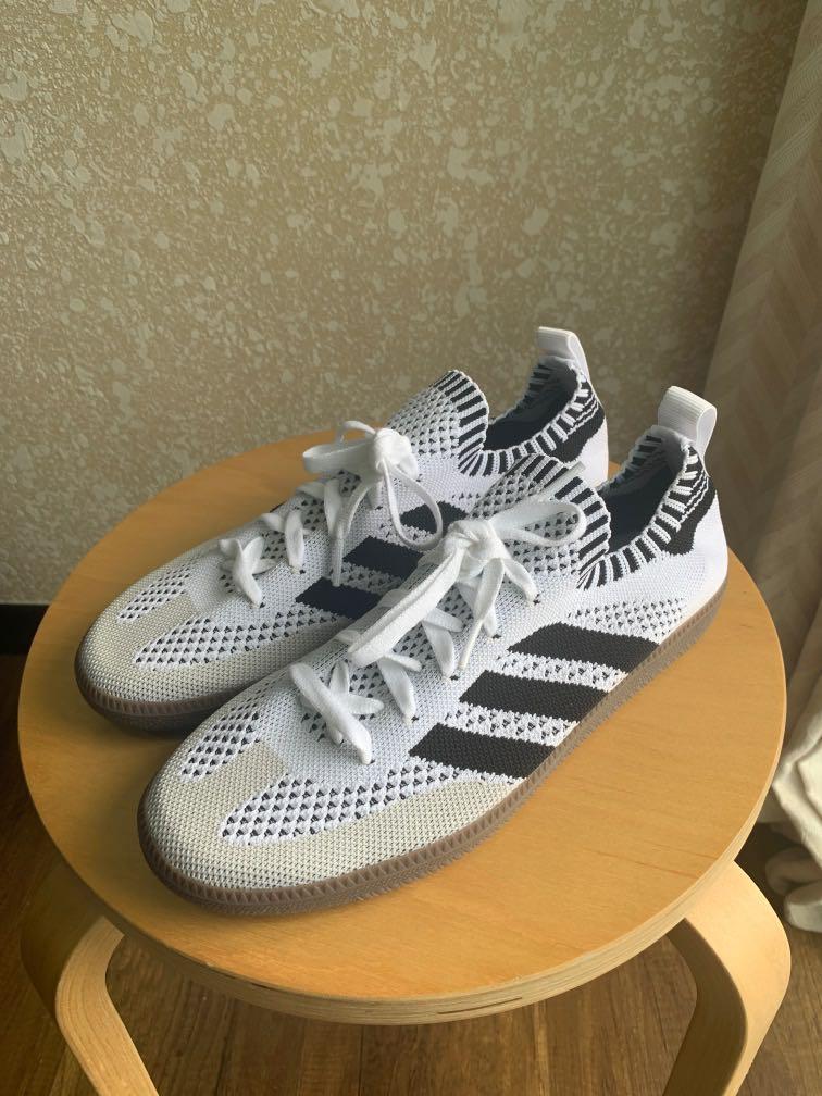 Adidas samba primeknit white discount