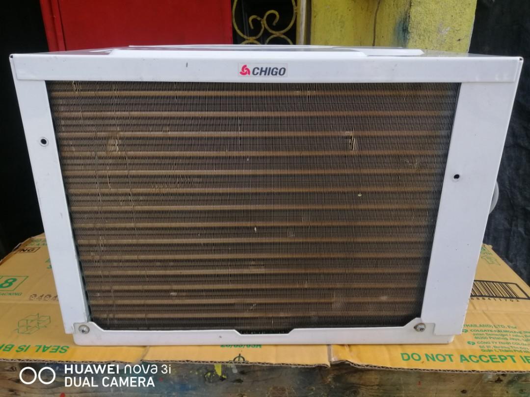 Aircon chigo .6hp inverter grade, TV & Home Appliances, Air ...