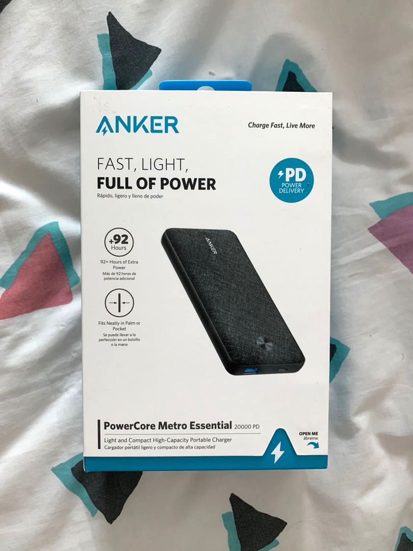 Anker PowerCore Metro Essential 20000 PD Portable Charger, Mobile