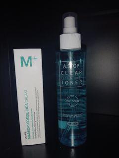 A.stop toner& M+ charis