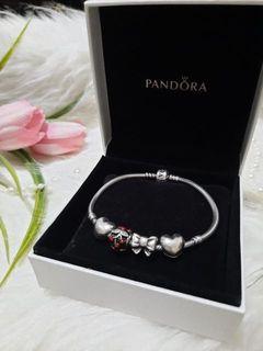 Authentic Pandora Bracelet with Charms