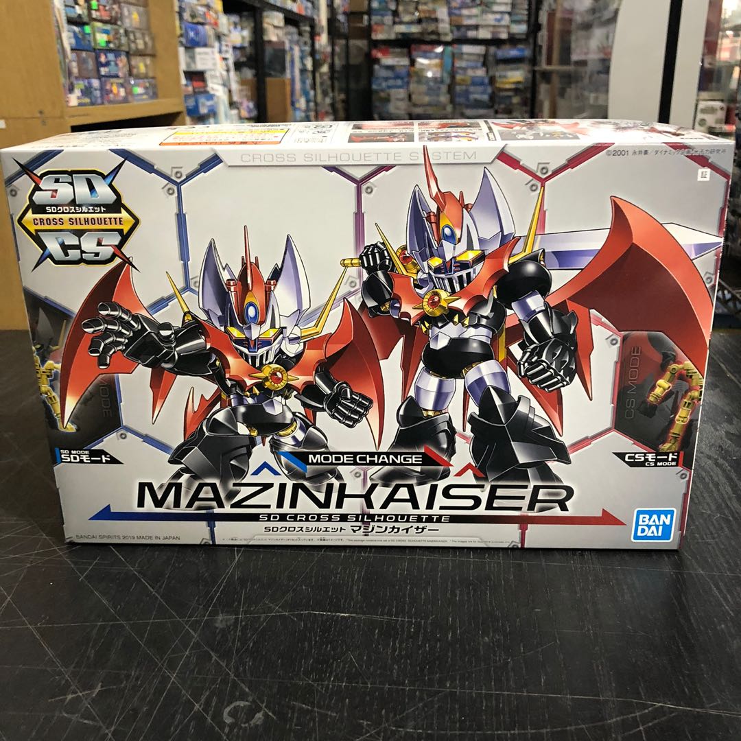 Bandai SD Cross Silhouette Mazinger Z – Modelbouwset, 10 Cm, PVC, Zonder Stickers, Voor Fans