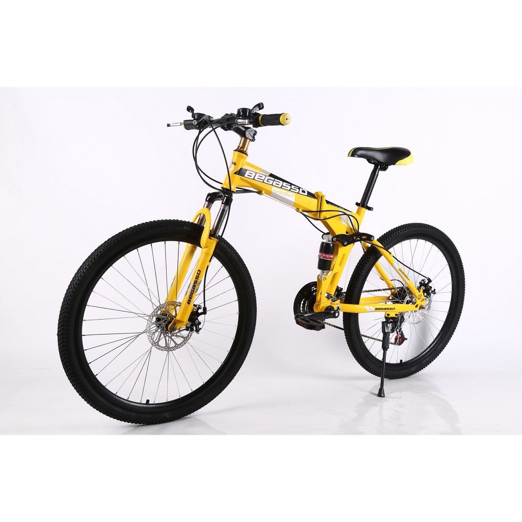Bicycle BEGASSO 26 Inch Full Double Suspension Foldable Bike