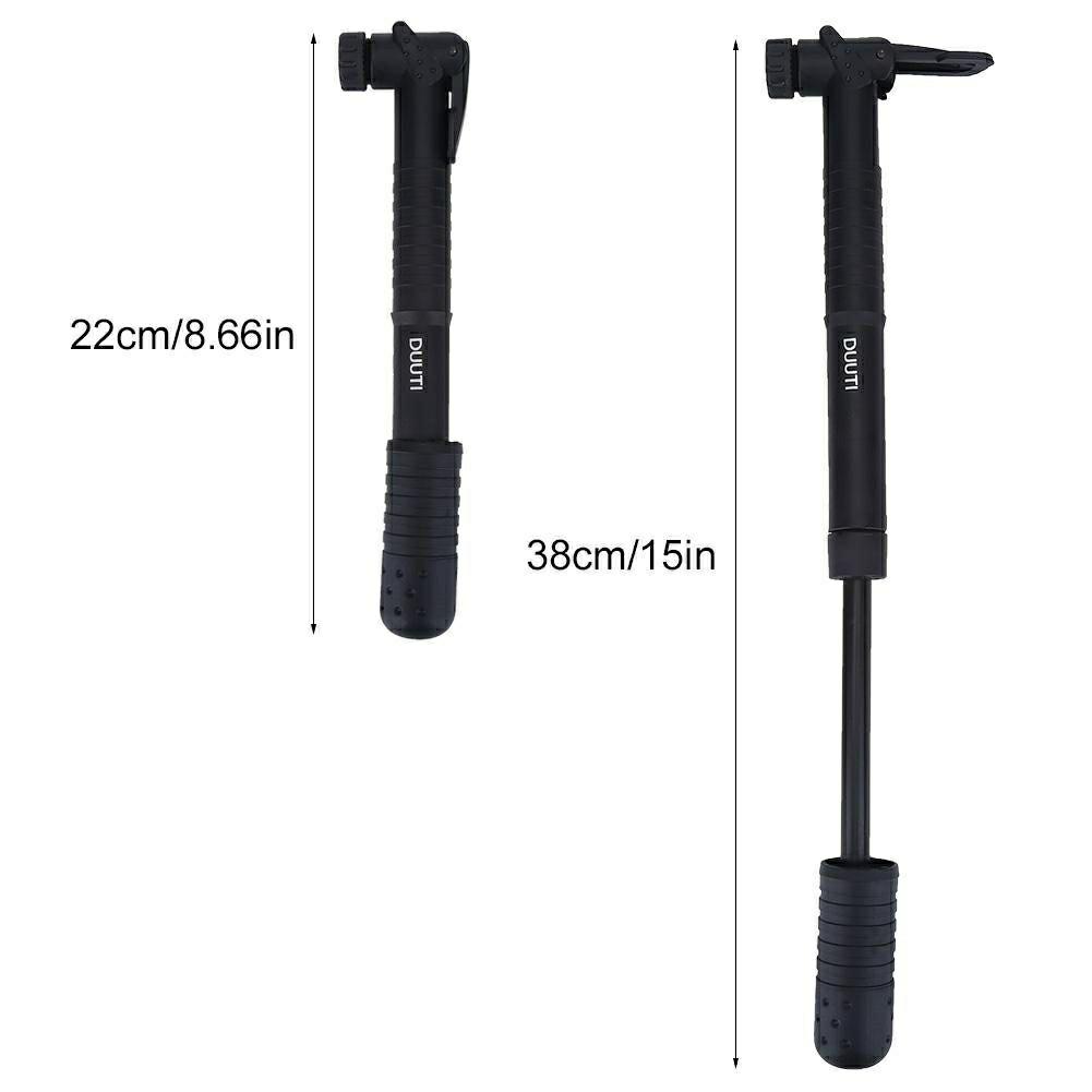 Bike Tire air pump (Category: Bicycles) located in Las Pinas. Submitted by k.circle (Listing ID 1023131954, Image 3). Description: Features: Nylon material is tough and durable. Compatible with both Presta and Schrader valves. 120 PSI extendable telescope for both high pressure (road) and high volume (Mountain Bike) tires. Valve can fit well without leaks, and no valve change needed. Ergonomic handle provides comfortable inflating experience. Min