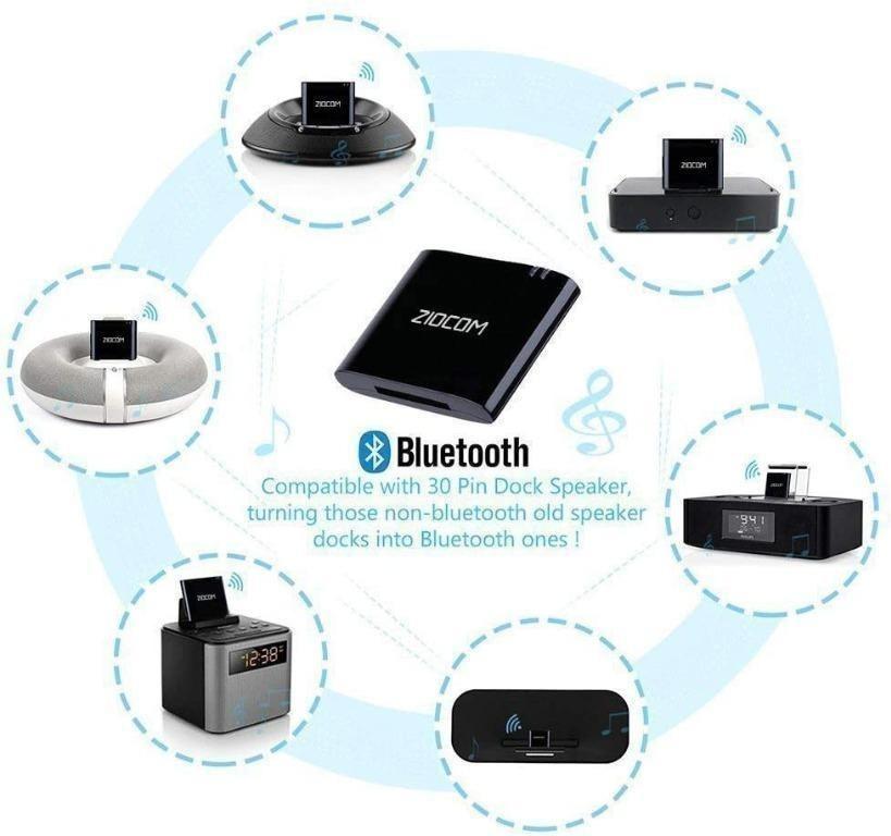 Bluetooth 4 1 A2dp Audio Music Receiver Bluetooth Adapter For Bose Sounddock And 30pin Iphone Ipod Dock Speaker Not Suitable Bose Sounddock I Electronics Others On Carousell