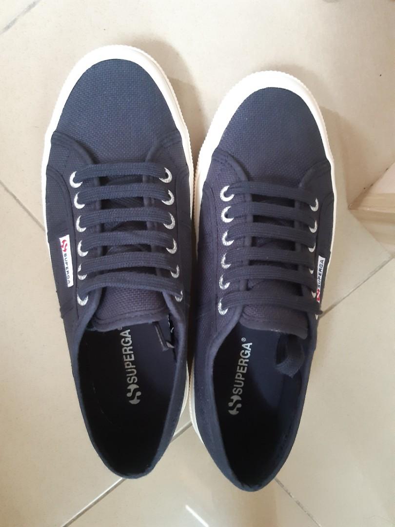 BN NEW NAVY SUPERGA SIZE 40 Women s Fashion Footwear Sneakers on Carousell