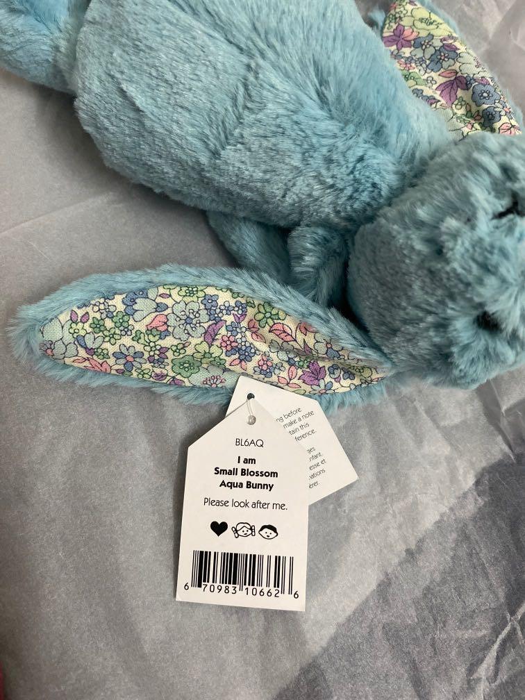 Jellycat blossom aqua bunny clearance
