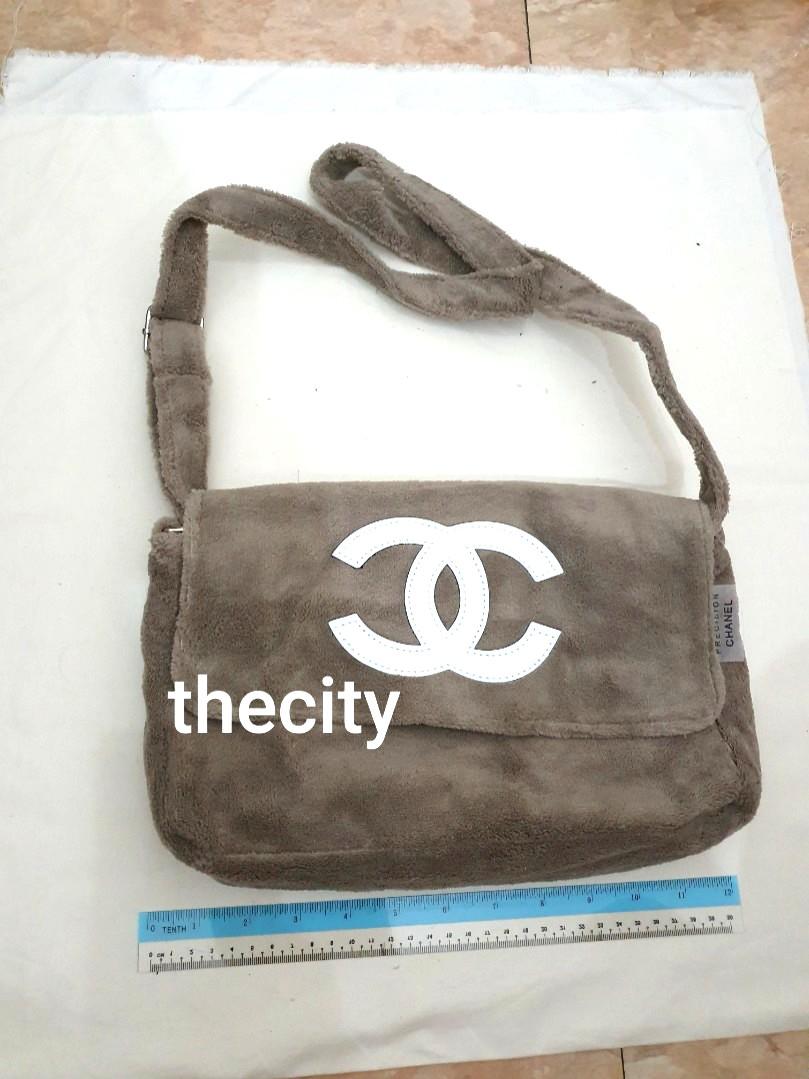 Brand New Rare Brown Color Chanel Beauty Japan Sling Messenger Bag Brand New Condition Very Clean This Is Not A Retail Item Luxury Bags Wallets On Carousell