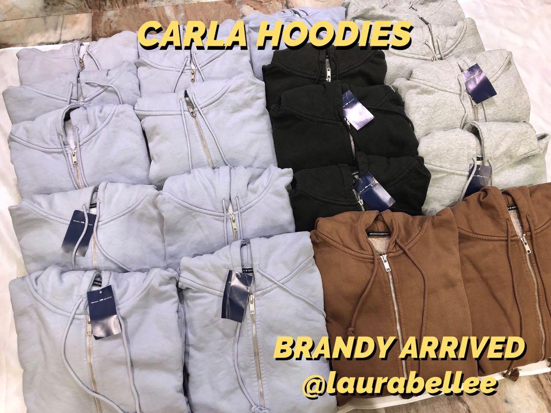 brown christy hoodie brandy