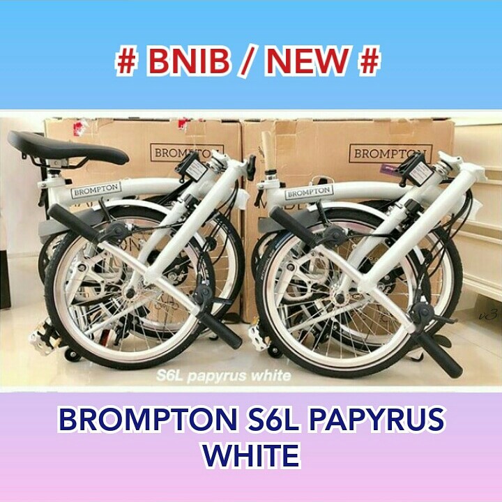 Brompton s6l cheap papyrus white