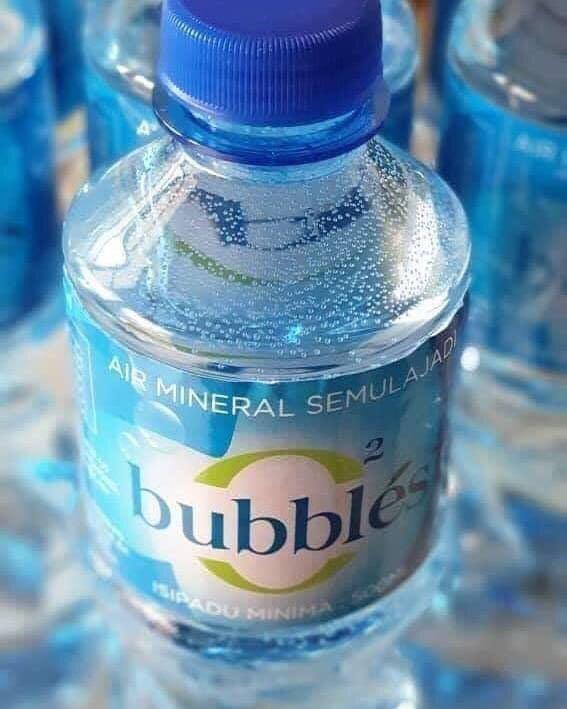 Bubbles O2 Oxygenated Water 1 box [24 x 500ml bottles], Food & Drinks