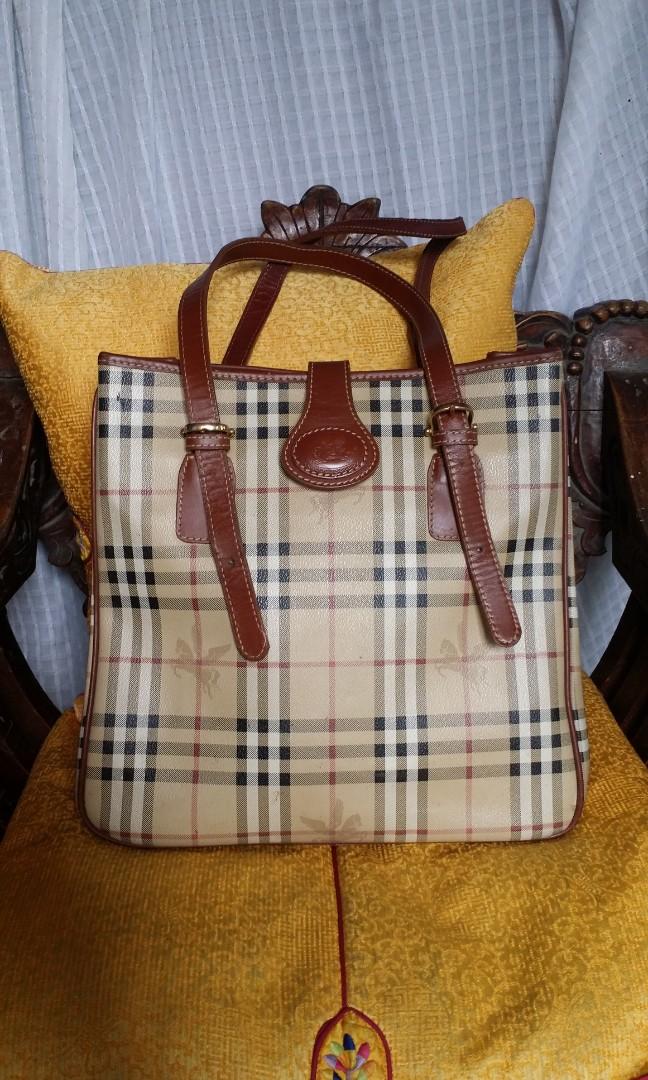 Burberry inspired large bag Luxury Bags Wallets on Carousell