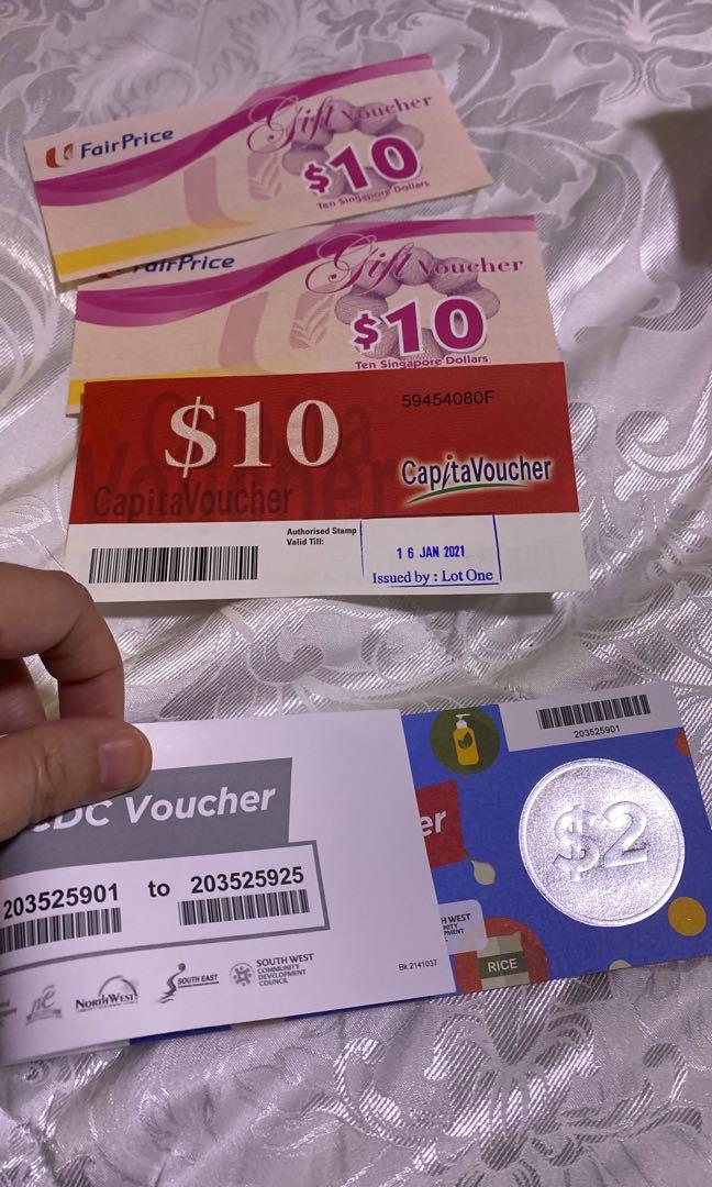 Cdc Ntuc Capitaland Vouchers Tickets Vouchers Vouchers On Carousell