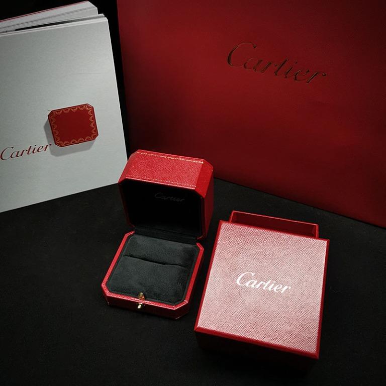 Authentic cartier ring discount box