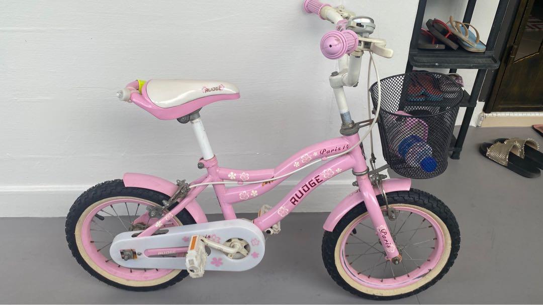 pink kids bike