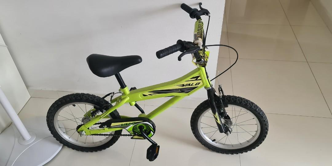 with training wheels